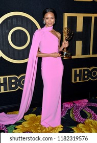 LOS ANGELES, CA. September 17, 2018: Thandie Newton at The HBO Emmy Party at the Pacific Design Centre.Picture: Paul Smith/Featureflash