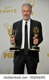 LOS ANGELES, CA - SEPTEMBER 20, 2015: Jon Stewart At The 67th Primetime Emmy Awards At The Microsoft Theatre LA Live. 