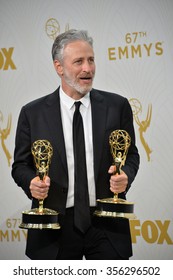 LOS ANGELES, CA - SEPTEMBER 20, 2015: Jon Stewart At The 67th Primetime Emmy Awards At The Microsoft Theatre LA Live. 