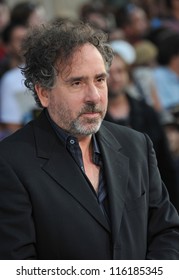LOS ANGELES, CA - SEPTEMBER 24, 2012: Director Tim Burton at the premiere of his movie "Frankenweenie" at the El Capitan Theatre, Hollywood.