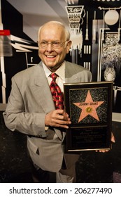 Los Angeles, CA, USA - 6th July 2013: Madame Tussauds Hollywood Figures - Johnny Grant.