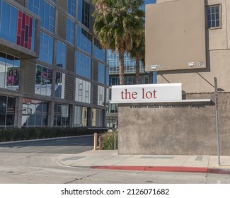 Los Angeles, CA, USA - February 18, 2022: Entrance To The Lot At Formosa Soundstage And Production Offices In West Hollywood, CA.