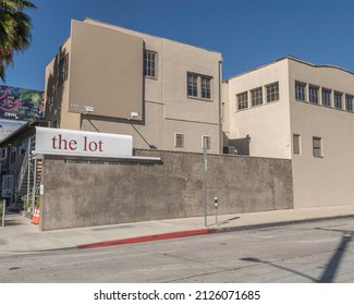 Los Angeles, CA, USA - February 18, 2022: Entrance To The Lot At Formosa Soundstage And Production Offices In West Hollywood, CA.