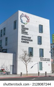 Los Angeles, CA, USA - February 18, 2022: Exterior Of The Los Angeles LGBT Center - Anita May Rosenstein Campus Building In Los Angeles, CA.