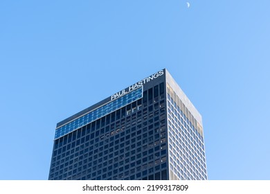 Los Angeles, CA, USA - July 5, 2022: Paul Hastings Headquarters In Los Angeles, CA, USA. Paul Hastings LLP Is A Global Law Firm. 
