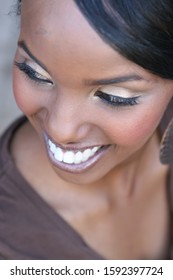 Los Angeles, CA USA  March 17, 2015:
Beautiful Young  Somali Woman Smiling.