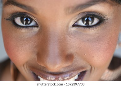 Los Angeles, CA USA  March 17, 2015:
Beautiful Young  Somali Woman Smiling.