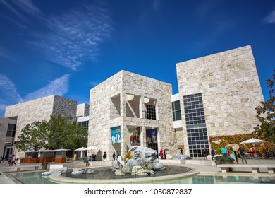 Los Angeles, CA, USA - September 11, 2017: The J. Paul Getty Museum.