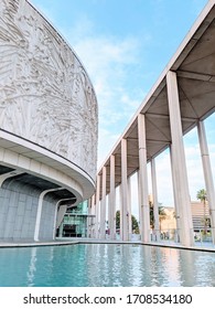 Los Angeles, California - April 19, 2020: Mark Taper Forum At The Music Center