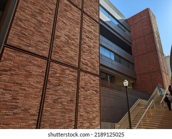 Los Angeles, California - August 10, 2022: The California NanoSystems Institute Building At UCLA