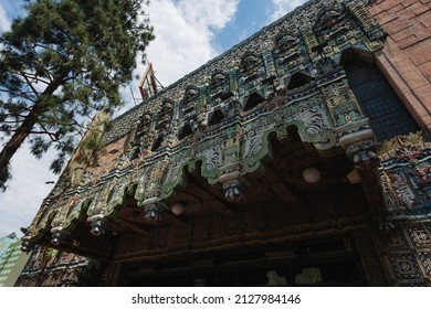 Los Angeles, California - August 21, 2020: The Front Entrance At The Mayan Theater, A Landmark Built 1927.