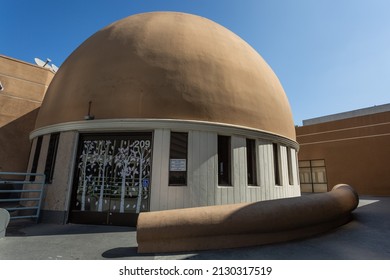 Los Angeles, California - August 21, 2020: The Last Remaining Brown Derby Restaurant Building In Los Angeles.