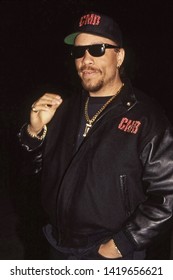 Los Angeles, California - Circa 1990: Musician And Actor Ice T Arriving At A Charity Event