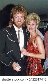 Los Angeles, California - Circa 1990: Country Singers Lorrie Morgan And The Late Keith Whitley Posing At A Formal Celebrity Event