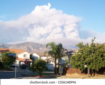 Los Angeles, California / Los Angeles County - August 31 2009: Station Fire Was The Largest Wildfire Of The 2009 California Wildfire Season.