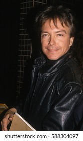 LOS ANGELES, CALIFORNIA - Exact Date Unknown - Circa 1990 - Former Teen Idol David Cassidy Leaving A Restaurant