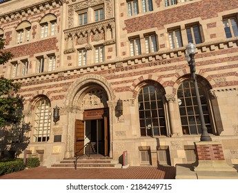 Los Angeles, California - July 29, 2022: The Gwynn Wilson Student Union Building On The USC Campus