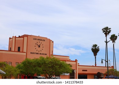 Los Angeles, California - May 18, 2019: Los Angeles Maritime Museum In San Pedro, The Port Of Los Angeles