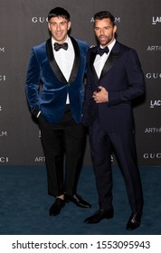 Los Angeles, California - November 02, 2019: Ricky Martin And Jwan Yosef Arrive At The 2019 LACMA Art + Film Gala Presented By Gucci 