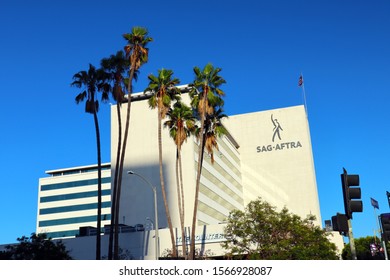 Los Angeles, California – October 2, 2019: SAG-AFTRA Building on Wilshire Blvd, Screen Actors Guild‐American Federation of Television and Radio Artists