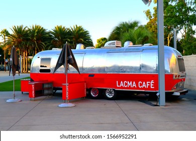 Los Angeles, California – October 2, 2019: LACMA CAFE' at Los Angeles County Museum of Art on Wilshire Blvd, Los Angeles