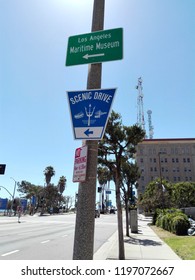 LOS ANGELES, California - September 15, 2018: Los Angeles Maritime Museum In San Pedro, Los Angeles