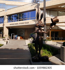 Los Angeles, California / USA : Entrance Of Warner Bros Studio Tour