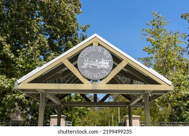  Los Angeles, California, USA - July 6, 2022: The Entrance To The Travel Town Museum In Los Angeles, California, USA. 
Travel Town Museum Is A Railway Outdoor Museum. 
