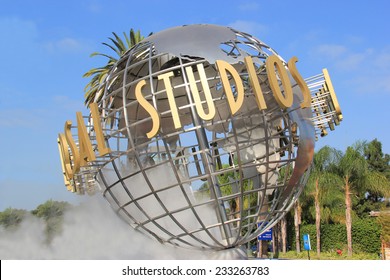 Los Angeles, California, USA - October 10, 2014: Universal Studios Hollywood, The Entertainment Capital Of LA, Is The First Film Studio And Theme Park Of Universal Studios Across The World. 