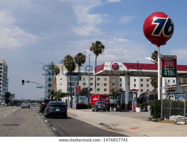 Los Angeles Califusa8719 76branded Gas Station Stock Photo Edit