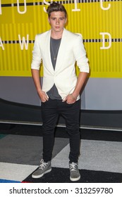 LOS ANGELES, CA/USA - AUGUST 30 2015: Brooklyn Beckham Attends The 2015 MTV Video Music Awards At Microsoft Theater.