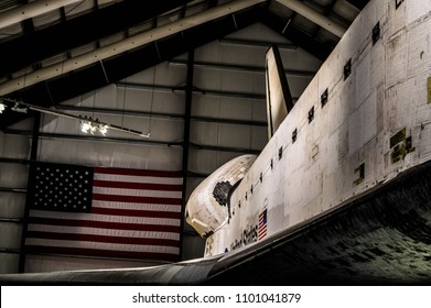 Los Angeles, CA/USA - Close Up View Of NASA Space Shuttle Endeavor In Los Angeles