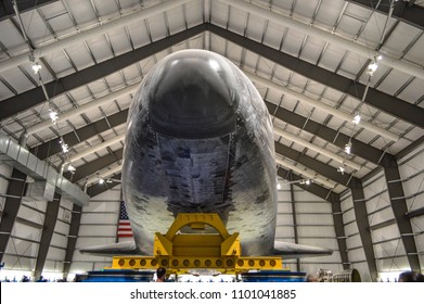 Los Angeles, CA/USA - Close Up View Of NASA Space Shuttle Endeavor In Los Angeles