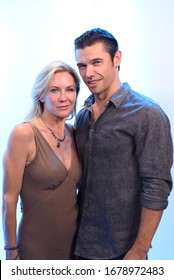 Los Angeles, CA/USA - July 21, 2019: Paul Telfer & Stacy Haiduk In Los Angeles, CA.