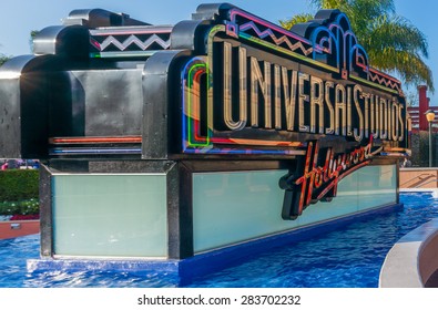 LOS ANGELES, CA/USA - MAY 24: Universal Studios Hollywood On May 24, 2015 In Los Angeles, CA, USA. It Is A Theme Park And Film Studio In Los Angeles, Also Known As The Entertainment Capital Of LA.