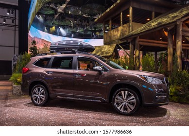 LOS ANGELES, CA/USA - NOVEMBER 20, 2019: A 2020 Subaru Ascent SUV At The Los Angeles Auto Show.