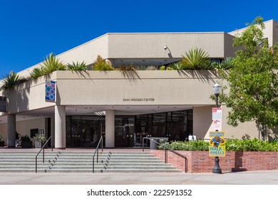 LOS ANGELES, CA/USA - OCTOBER 4, 2014: John Wooden Center On The Campus Of UCLA. UCLA Is A Public Research University Located In The Westwood Neighborhood Of Los Angeles, California, United States.