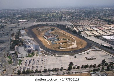 Los Angeles, CA/USA-6/28/14: The Hollywood Park Racetrack In Inglewood, Calif., Shortly After It Closed Its Doors. It Would Later Be Razed To Make Way For A Stadium.