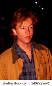 LOS ANGELES - Circa 1991:  Actor David Spade Leaves Spago Restaurant.