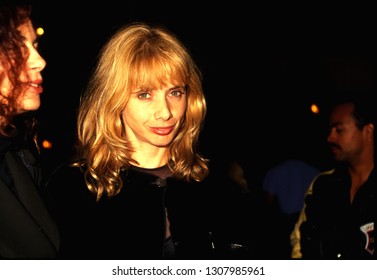 Los Angeles - Circa 1991: Actress Rosanna Arquette Leaves Roxbury Nightclub.