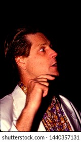 LOS ANGELES - Circa 1991:  Brian Wilson, Of The Beach Boys, Leaves The China Club Nightclub.