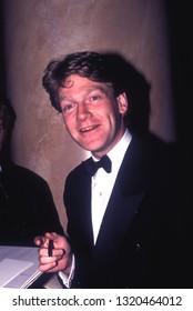 Los Angeles - Circa 1991:  Kenneth Branagh Leaves Spago Restaurant.