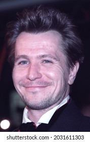 Los Angeles - Circa 1992: Actor Gary Oldman Leaves The Bel Age Hotel.