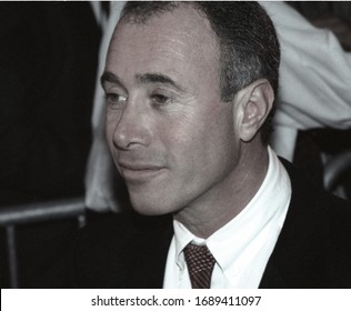 Los Angeles - Circa 1992: Music Mogul David Geffen Leaves Spago Restaurant.