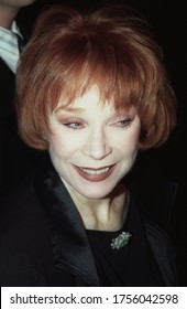 LOS ANGELES - Circa 1993:  Actress Shirley Maclaine Leaves Spago Restaurant.