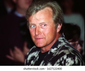 LOS ANGELES - Circa 1994: Actor Rutger Hauer Leaves Spago Restaurant.