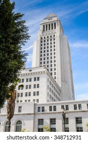 Los Angeles City Hall, California.The Building Was Designed By John Parkinson, John C. Austin And Was Completed In 1928