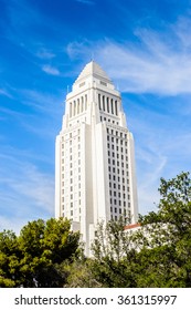 Los Angeles City Hall, California.The Building Was Designed By John Parkinson, John C. Austin And Was Completed In 1928