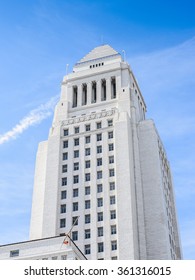 Los Angeles City Hall, California.The Building Was Designed By John Parkinson, John C. Austin And Was Completed In 1928