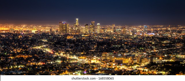 Los Angeles City At Night